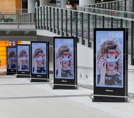 12V Power Consumption Led Double Sided Slim Light Box for Customized Logo Design