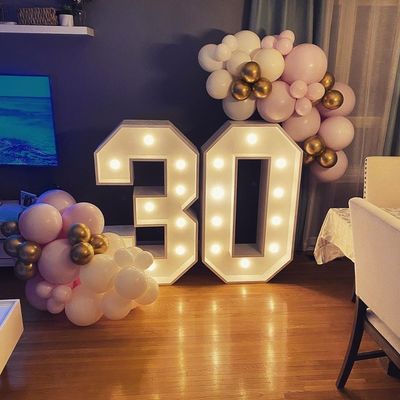 Stainless Steel LED Marquee Love Letters for Wedding Decor Lights Perfect Addition