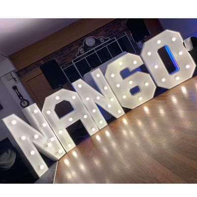 Stainless Steel LED Marquee Love Letters for Wedding Decor Lights Perfect Addition