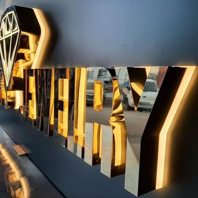 LED Modules Illuminate Stainless Steel Custom Lettering And Logos For Your Business