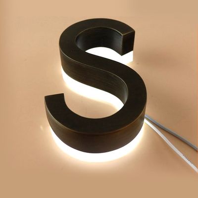 LED Modules Illuminate Stainless Steel Custom Lettering And Logos For Your Business