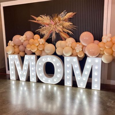 Customized Big Wedding Letters 12V Input Voltage Party Marquee Decoration with Lights
