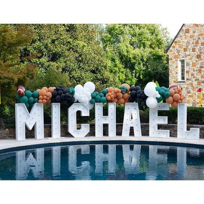 Customized Big Wedding Letters 12V Input Voltage Party Marquee Decoration with Lights