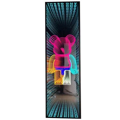 35C Modern Nordic Luxury Rgb Home Smart Infinite Magic Mirror Round 3d Infinity Mirror
