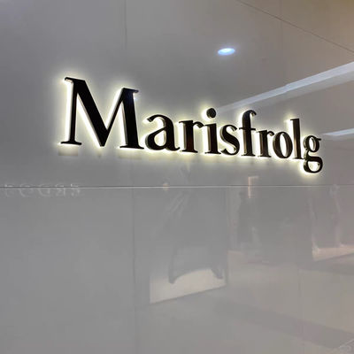 Customized Led Letter Signage 3D Metal Stainless Steel Store Front Sign Business Logo Channel Letter